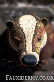 badger-fauxidermy-taxidermy-textile-fabric
